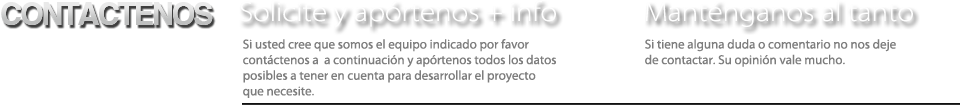 Contáctenos